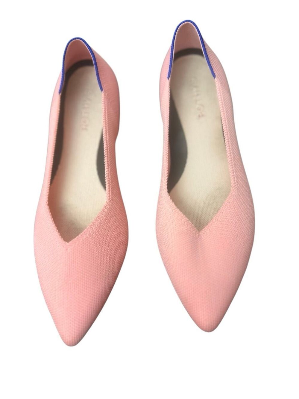 Rothy’s The Flat – Pink Knit Ballet Flats, Size W10